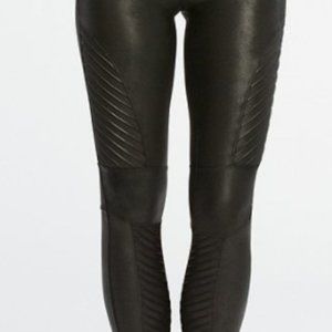 Spanx Moto Faux Leather leggings